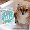 Personalised Puppy Milestone Cards (Bath)